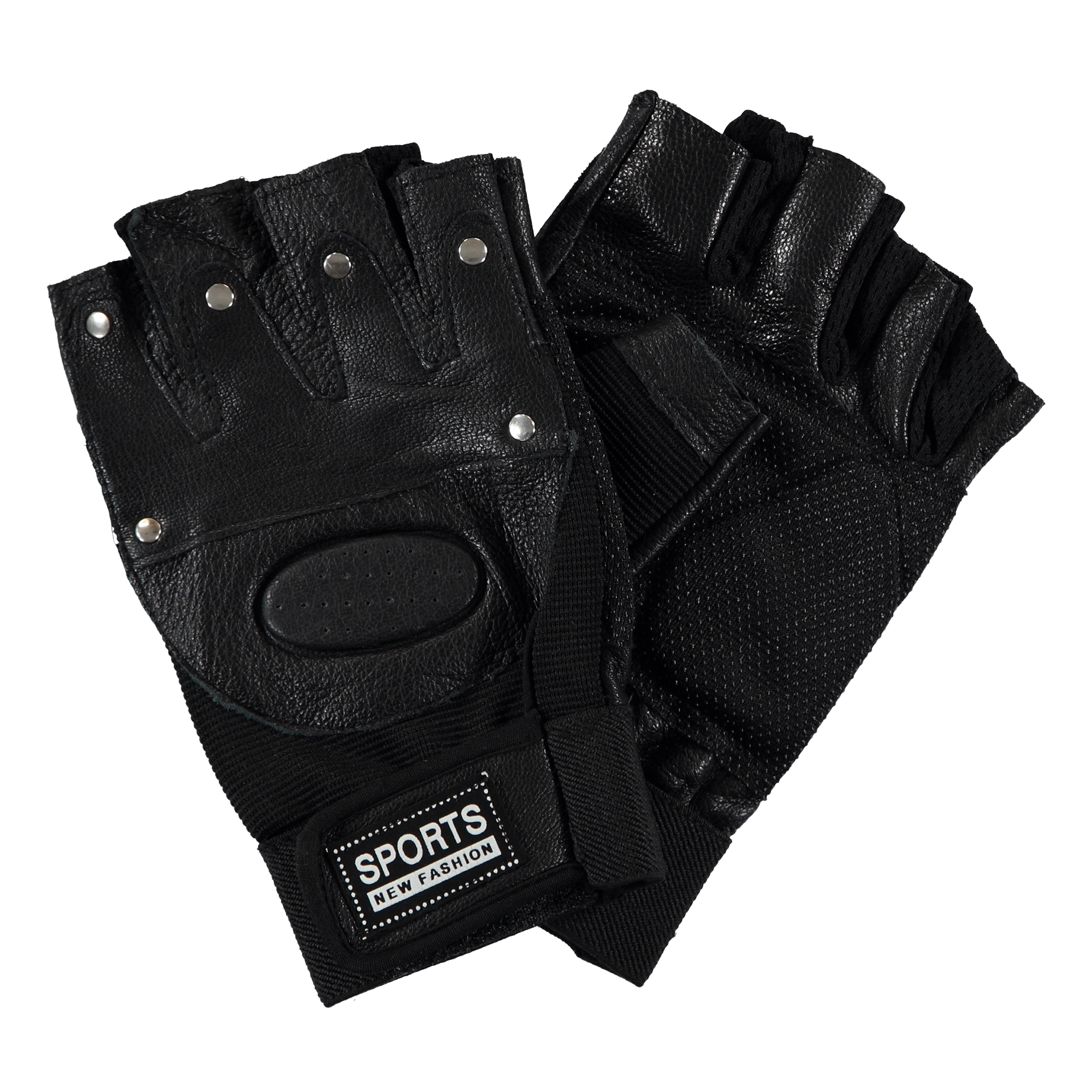 Erkek Parmaksız Deri Eldiven